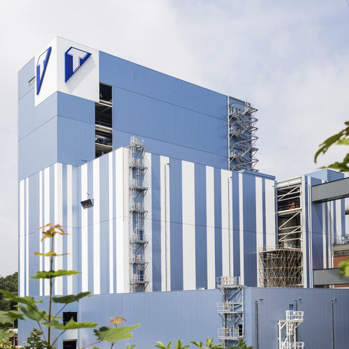 Sandwichpaneel für Fassadenverkleidung - Promisol® S  - ArcelorMittal Building Solutions - mit Stahldeckblech / Polyisocyanuratkern PIR / Schaumstoffkern