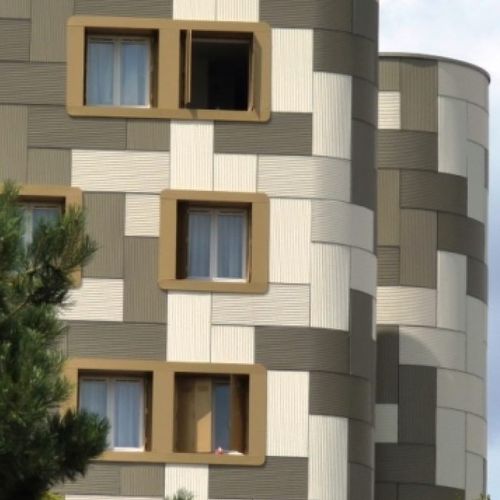 Folie-Fassadenverkleidung - ARGUIN® - ArcelorMittal Building Solutions - Aluminium / Stahl / profiliert