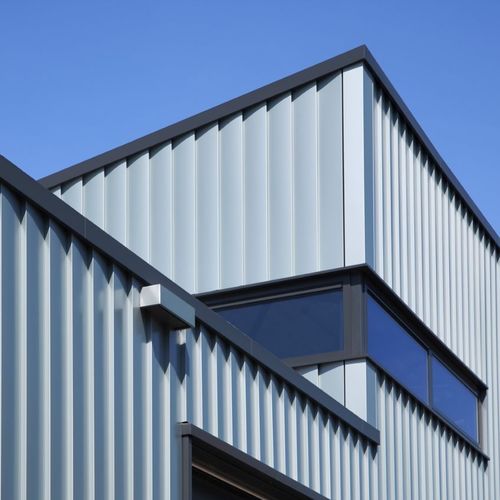 Fassadenverkleidung aus Lamellen - GASCOGNE® - ArcelorMittal Building Solutions - Kassetten / Aluminium / Stahl