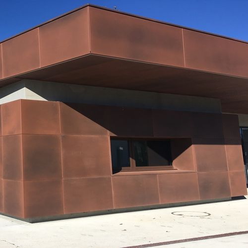 Paneel-Fassadenverkleidung - COQUE MD® - ArcelorMittal Building Solutions - Kassetten / Aluminium / Stahl