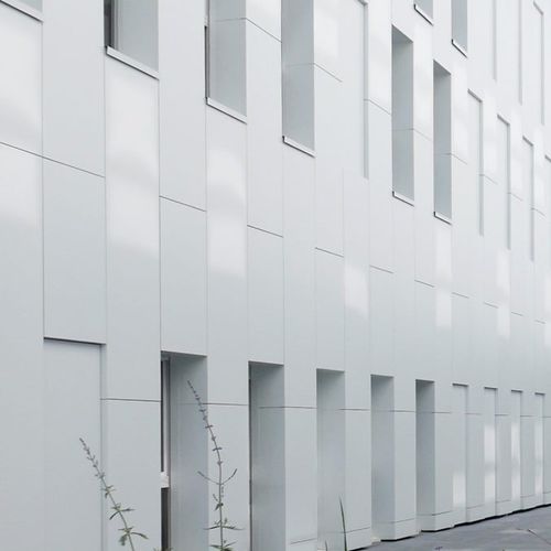 Paneel-Fassadenverkleidung - NATUREL - ArcelorMittal Building Solutions - galvanisiertem Stahl / Dekorputz / glatt