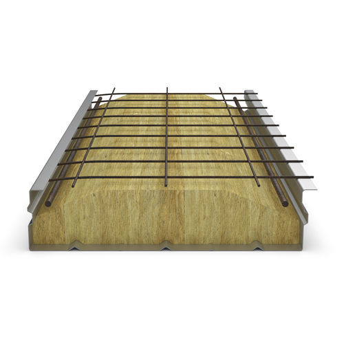 Verbund-Zwischendecke - COFRADAL® - ArcelorMittal Building Solutions - Fertigbau / galvanisiertem Stahl / Steinwolle