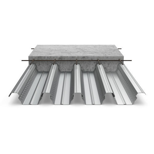Verbund-Zwischendecke - Cofrastra® 70 - ArcelorMittal Building Solutions - Stahl / für Gebäude / für Industriegebäude