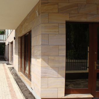 Folie-Fassadenverkleidung - BOMBAI® - ARENISCAS STONE - Naturstein / Sandstein / texturiert