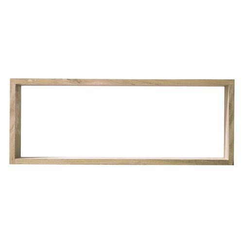 Wandmontiertes Regal - 3104 - LINE ART - modern / Teakholz / mit Stauraum