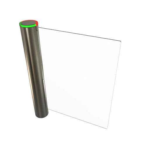 Zutrittsabsperrung - ACCESSLANE 933 - AUTOMATIC SYSTEMS - einflügelig / Glas / für öffentliche Bereiche