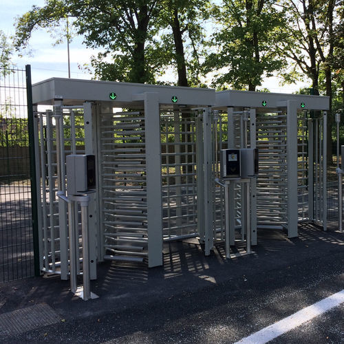 Raumhohes Drehkreuz - TRS 370 - AUTOMATIC SYSTEMS - Edelstahl / Sicherheit / für Zugangskontrolle