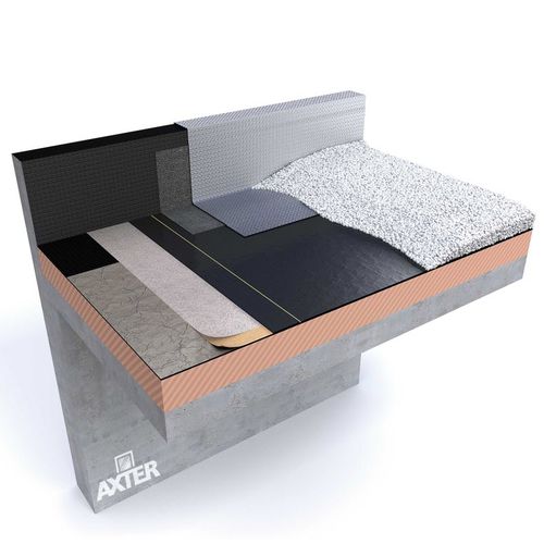 Asphaltabdichtung für Dachterrasse - FORCE DALLE  - AXTER