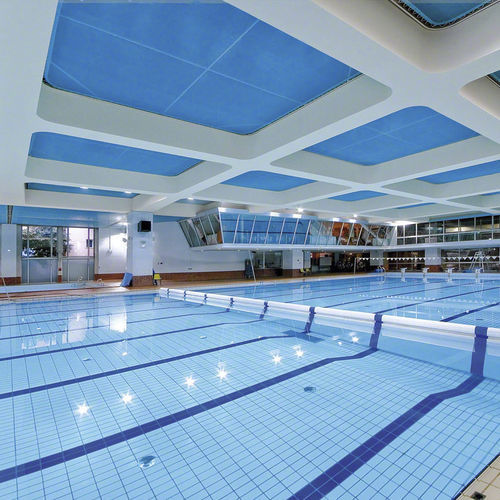 Polyvinylchloridspanndecke - BARTREMPO® - BARRISOL - Segeltuch / für Pool / Innenbereich