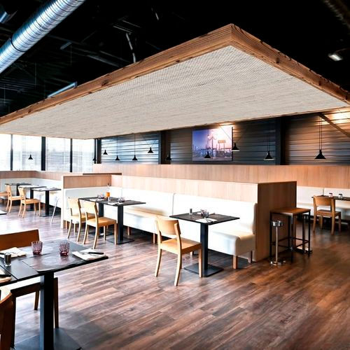 Akustik-Wandpaneel - ECOLIA® - BARRISOL - für Trennwand / für Decke / Holz