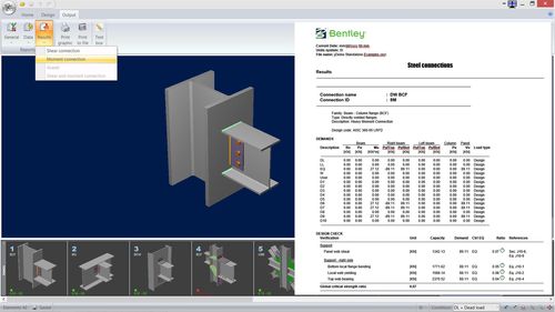 Projektplanungssoftware - RAM CONNECTION - BENTLEY SYSTEMS - Analyse / für Stahlkonstruktion / 3D