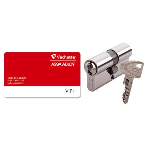 Zylinder-Sicherheits-Türschloss / mit Schlüssel - VIP+ - Vachette