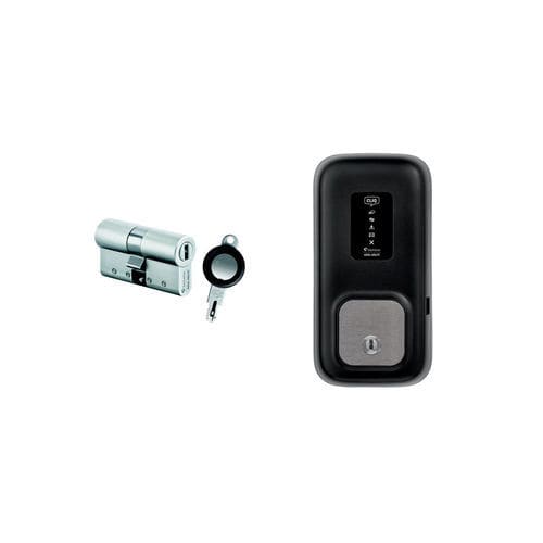 Zylinder-Sicherheits-Türschloss / Hochsicherheit - eCLIQ - Vachette - elektronisch / mit Schlüssel