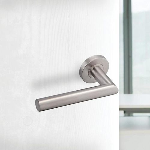 Türgriff - LC  - Vachette - gebürsteter Edelstahl / modern / für Privatgebrauch