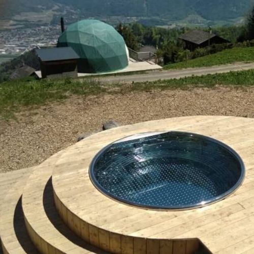 Nordisches Bad / Zedernholz - SSHT 220 - Swiss Thai Water Solution Co.,LTD - Edelstahl / für Privatgebrauch / für Gewerbegebrauch
