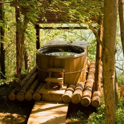Nordisches Bad / Zedernholz - SSHT 160  - Swiss Thai Water Solution Co.,LTD - Edelstahl / für Privatgebrauch / für Gewerbegebrauch