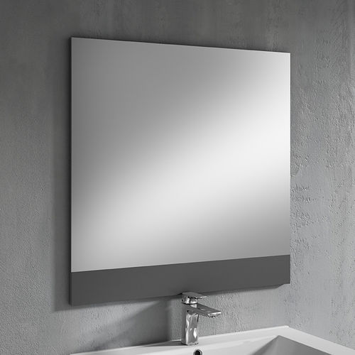 Wandmontierter Spiegel für Badezimmer - VISION - Visobath - modern / quadratisch