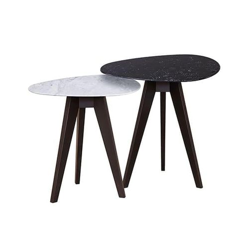 Moderner Satztisch - VTA315 - Voila Spanish Furniture S.L. - Marmor / Gestell aus Buche / Gestell aus lackiertem Holz