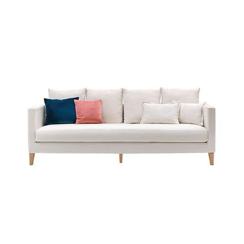 Modernes Sofa - VSF647 - Voila Spanish Furniture S.L. - Stoff / Leder / grau