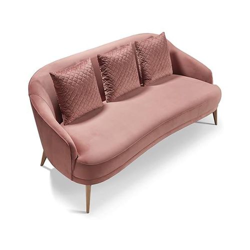 Klassisches Sofa - VSF648 - Voila Spanish Furniture S.L. - Stoff / weiß / rosa