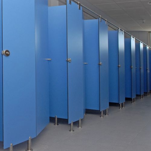 HPL-Sanitärkabine - Puertas Dayfor SL - für Duschen / für öffentliche Einrichtungen