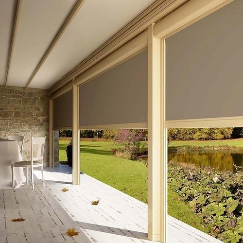 Jalousie für Fenster - Zip - AMA sun protection industries - Segeltuch / aus lackiertem Aluminium / Acryl