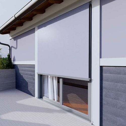 Jalousie mit Kassette - Steel Slide - AMA sun protection industries - für Fenster / Segeltuch / Aluminium