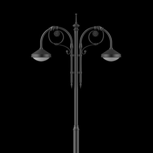 Garten-Lichtmast - PREON STAR - Light34 Lighting - klassisch / Aluminium / galvanisiertem Stahl