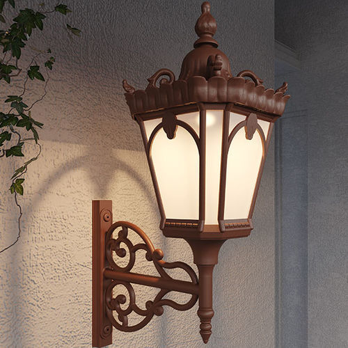 Klassische Wandleuchte - CARINA  - Light34 Lighting - für Außenbereich / Aluminiumguss / sandgestrahltes Glas