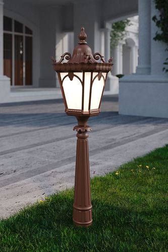 Leuchtpoller für Garten - CARINA  - Light34 Lighting - klassisch / Aluminiumguss / LED