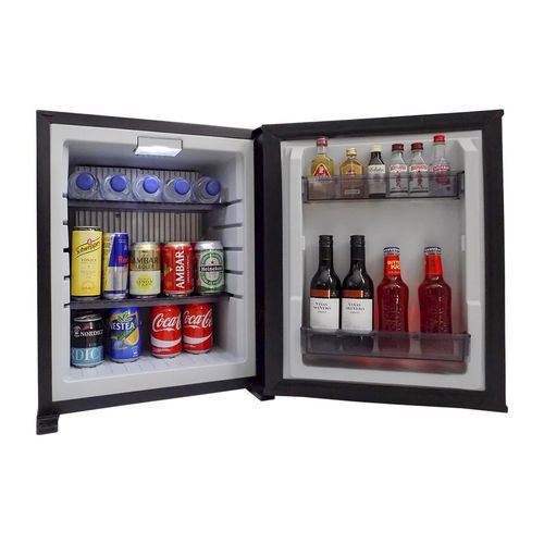 Kompakte Minibar - NOBLE - Omnitec Italia - mit Flügeltür / mit integrierter Beleuchtung / für Hotels