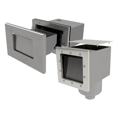 Edelstahl-Poolskimmer - B050 / B075 - Behncke GmbH