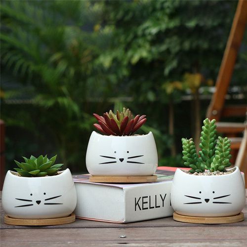 Keramik-Pflanzgefäß - AN0039 - Guangzhou Ancooly Gardening LTD - freistehend / rund / für Privatgebrauch