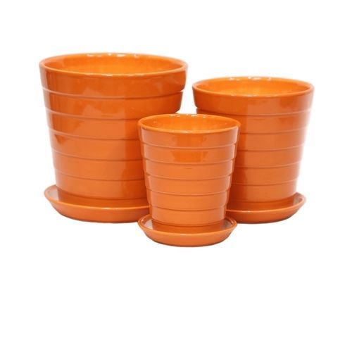 Pflanzgefäß / emaillierte Keramik - AN112002 series - Guangzhou Ancooly Gardening LTD - freistehend / konisch / für Privatgebrauch