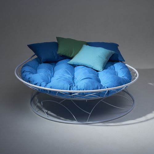 Rundes Garten-Bett - BIG BASKET - Studio Stirling - Doppelbett / modern / schrägstellbar