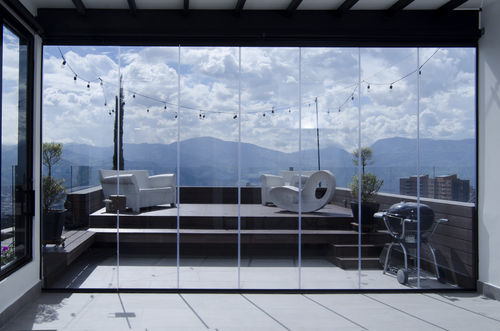 Paneel-Vorhangfassade - TODOCRISTAL - TODOCRISTAL - aus Aluminium und Glas / transparent