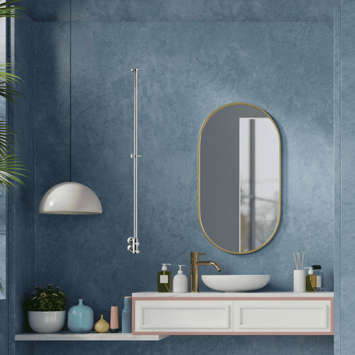 Heißwasser-Badheizkörper - 416/L - CaloriferiOnline - 0...500 w / modern / Messing