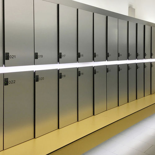 Hochdrucklaminat-Staufach - DEBO-LOCKER-01 - DEBO - für Gewerbegebrauch / für öffentliche Einrichtungen / für Schulen