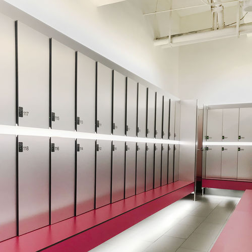 Hochdrucklaminat-Staufach - DEBO-LOCKER-05 - DEBO - für Gewerbegebrauch / für öffentliche Einrichtungen / für Schulen