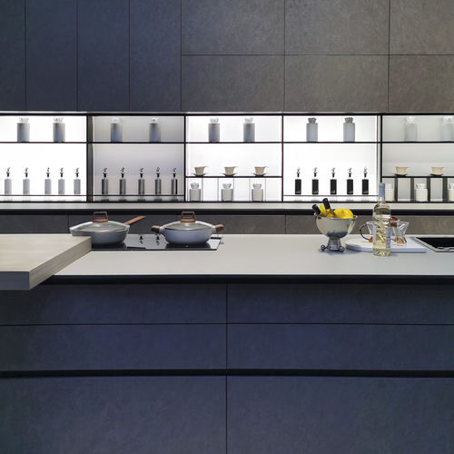 Moderner Lagerschrank für Küchen - DEBO-FURNITURE-9 - DEBO - Laminat