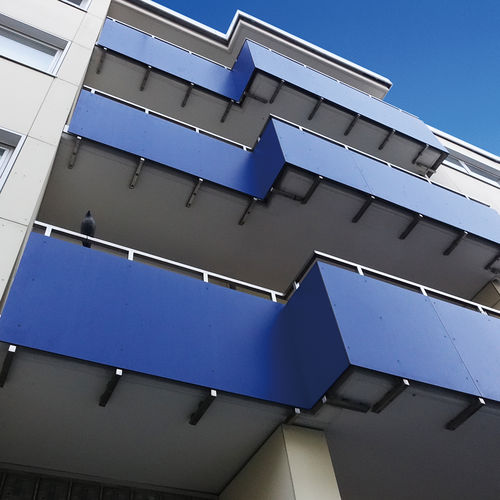Außenwandverkleidung - DEBO-WALL-05 - DEBO - Laminat / Relief / gefärbte Betonoptik