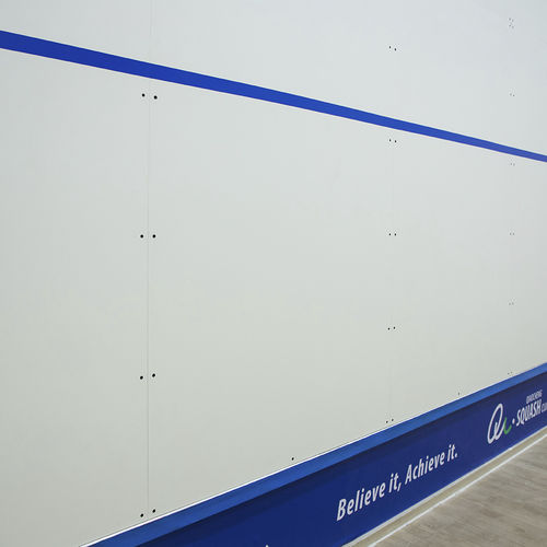 Wandmontiertes Paneel - Squash Court  - DEBO - nachhaltig / flexibel / HPL