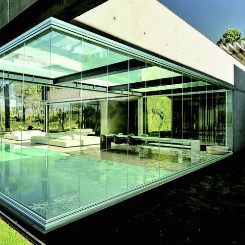 Glasscheibe / Wärme- und Schalldämmung - FLEXIGLASS - Toscana Global - VSG / ESG Glas / transparent