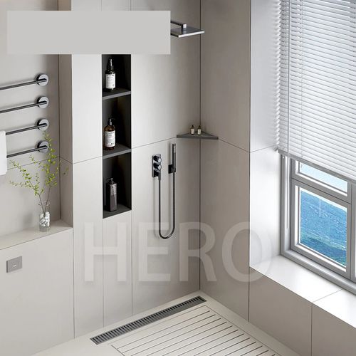 Edelstahl-Nische - Foshan Hero Metal Co.,Ltd.  - Stahl / rechteckig / für Badezimmer
