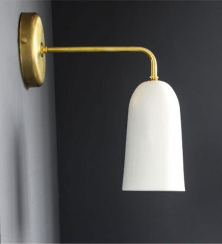 Klassische Wandleuchte - PLEX SMALL - Lyngard - für den Innenraum / Messing / Bronze