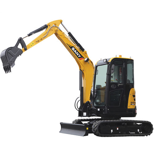 Minibagger - SY35U - SANY GROUP - auf Raupen / drehbar / mit geringem Treibstoffverbrauch