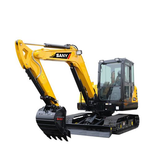 Minibagger - SY55C - SANY GROUP - auf Raupen / Diesel / für Baustelle