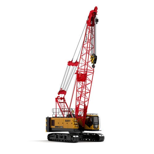 Auslegerkran - SCC550A - SANY GROUP - auf Raupen / für Materialumschlag / für Hubanwendungen