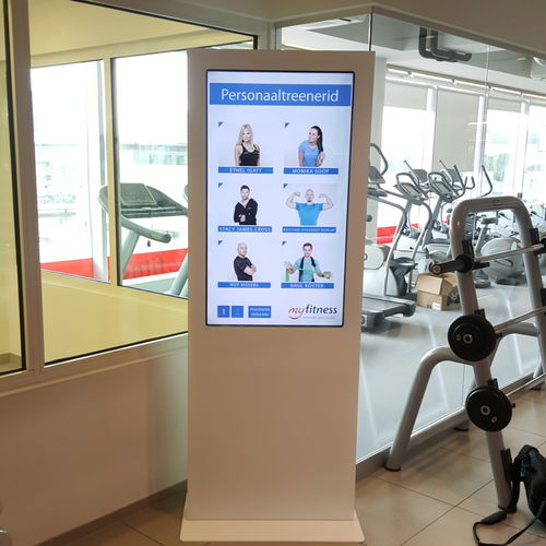 Multimedia-Infosäule - ML-960 - ML Infokiosks - für den Innenraum / bodenstehend / mit Touchscreen