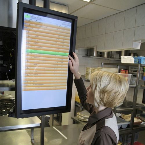 Wandmontierter Touchscreen - ML 920W - ML Infokiosks - kabellos / individuell gestaltbar / Information